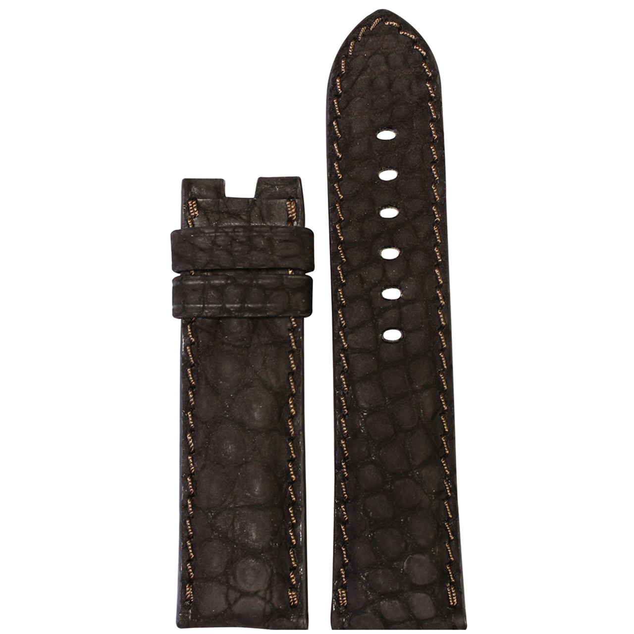 RIOS1931 | Genuine Nubuck Alligator Watch Band | For Panerai Deploy