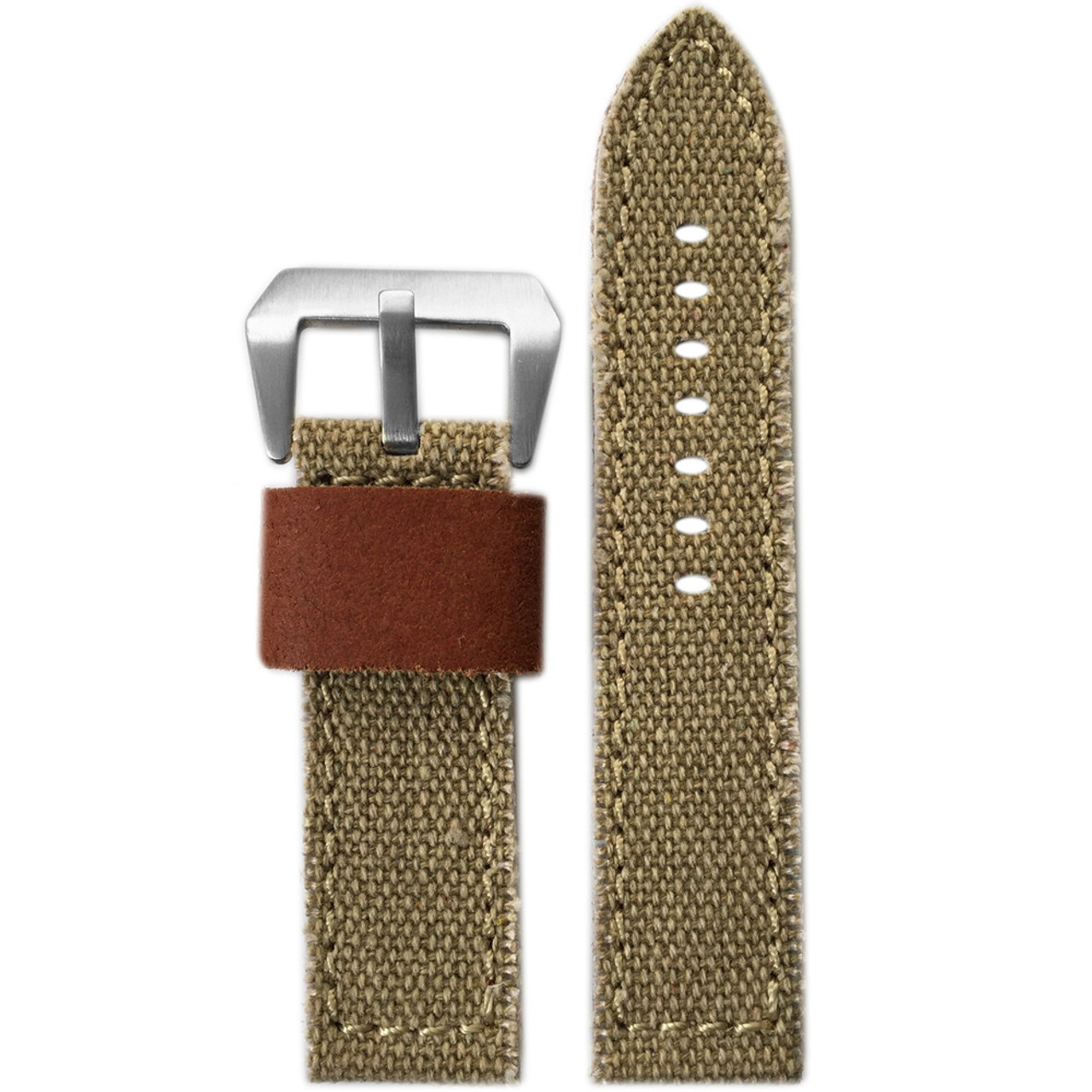 vintage canvas watch strap