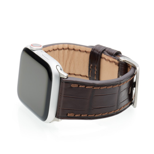 Alligator skin store apple watch band