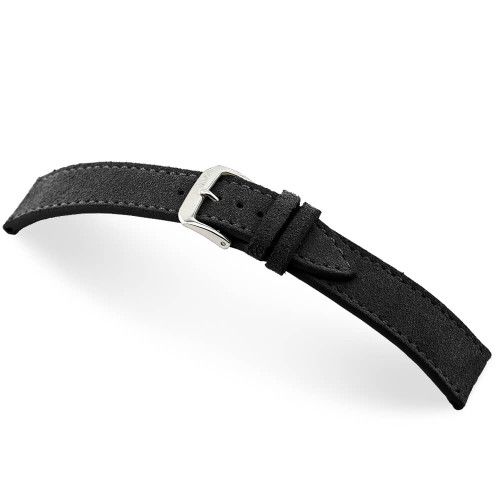 Black RIOS1931 Franklin, Velours Watch Band | Panatime.com