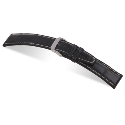 RIOS1931 Ocean Blue Thunderbird Genuine Alligator Watch Strap For IWC | Panatime.com