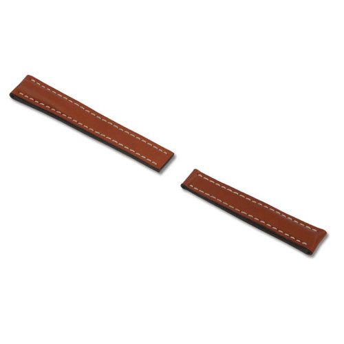 RIOS1931 Cognac Pilot Tanned Leather Watch Strap For Breitling Deploy | Panatime.com