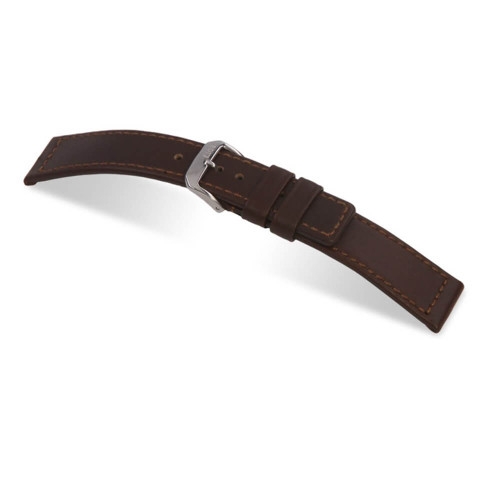 RIOS1931 Mocha Navigator, Hydrophobic Leather (Water Resistant) Watch Strap | Panatime.com