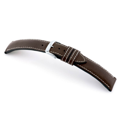 Mocha RIOS1931 Weilheim, Organic Leather Watch Band | Panatime.com