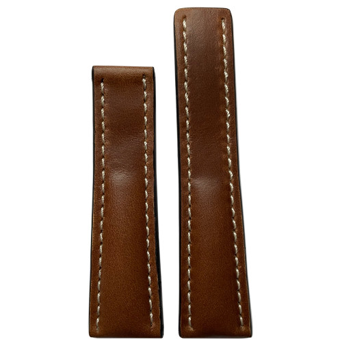Whiskey Horween - Cavalier Chromexcel Leather Watch Band | For Breitling Deploy
