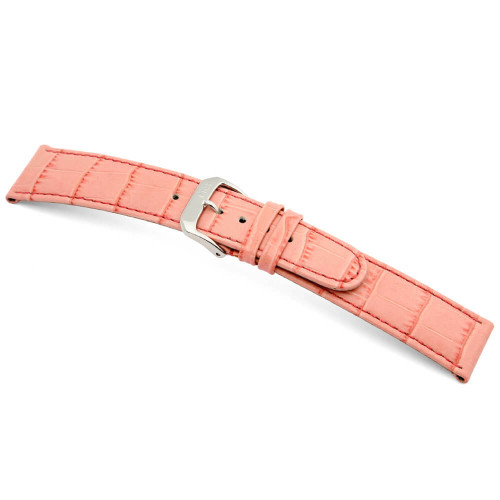 Light Pink RIOS1931 Argentina | Embossed Leather, Alligator Print Watch Band | RIOS1931.com