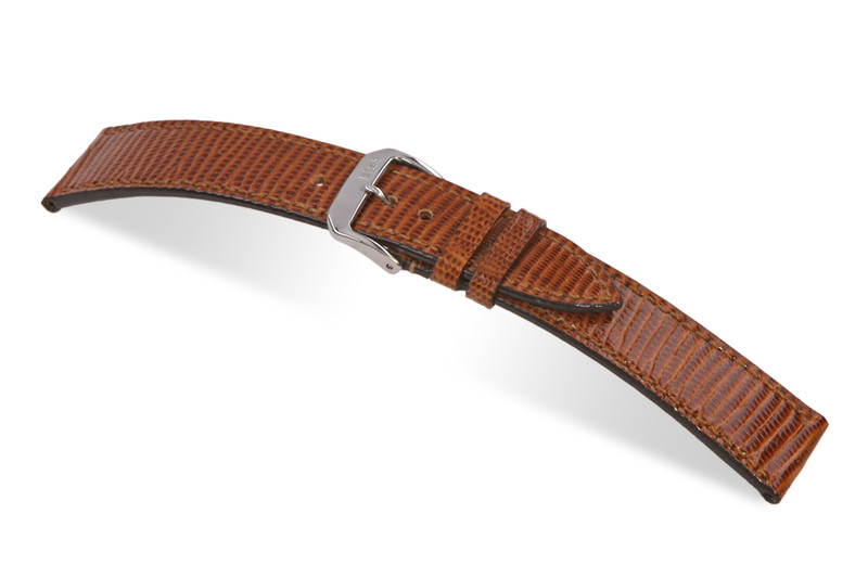 Cognac RIOS1931 Allure | Patent Genuine Lizard Watch Band | RIOS1931.com