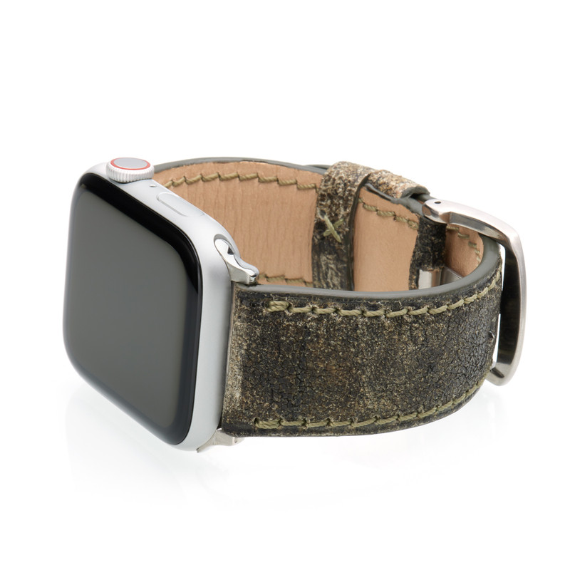 Bristol | Aged Vintage Leather Watch Band for Apple Watches | Panatime.com