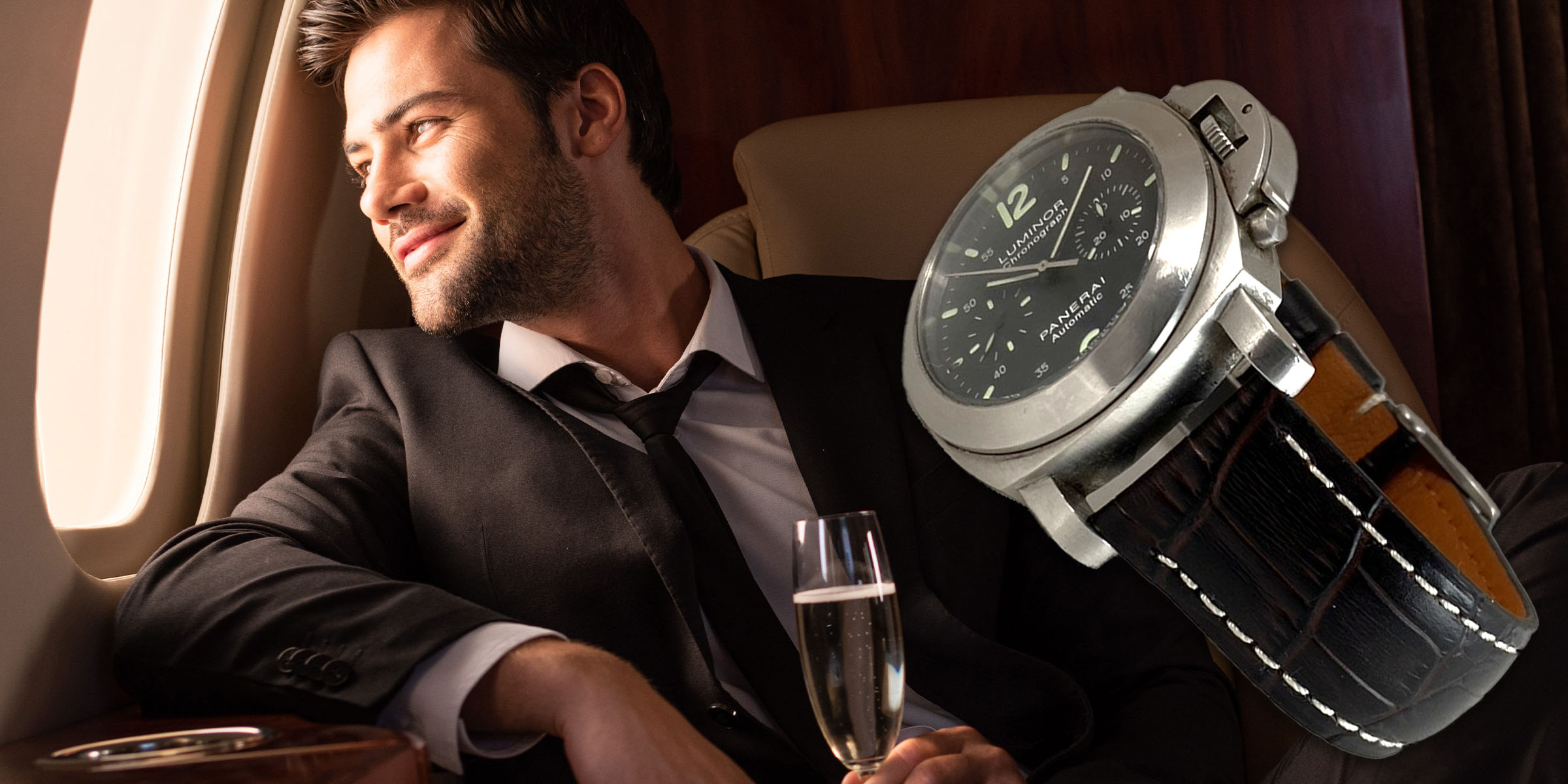 Panatime embossed leather collection for Panerai Watch