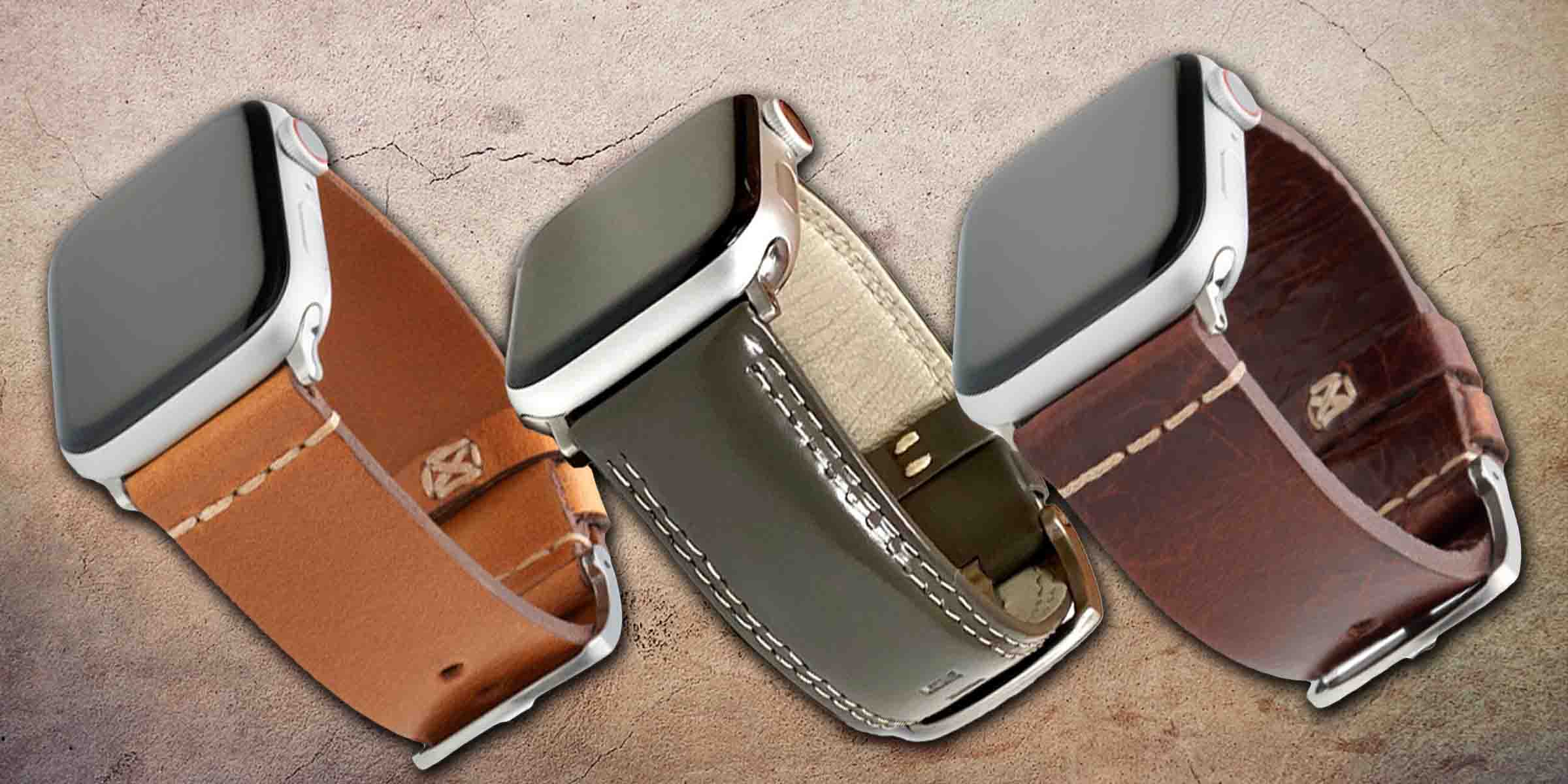 Panatime Calf Leather Bands for Apple Watch