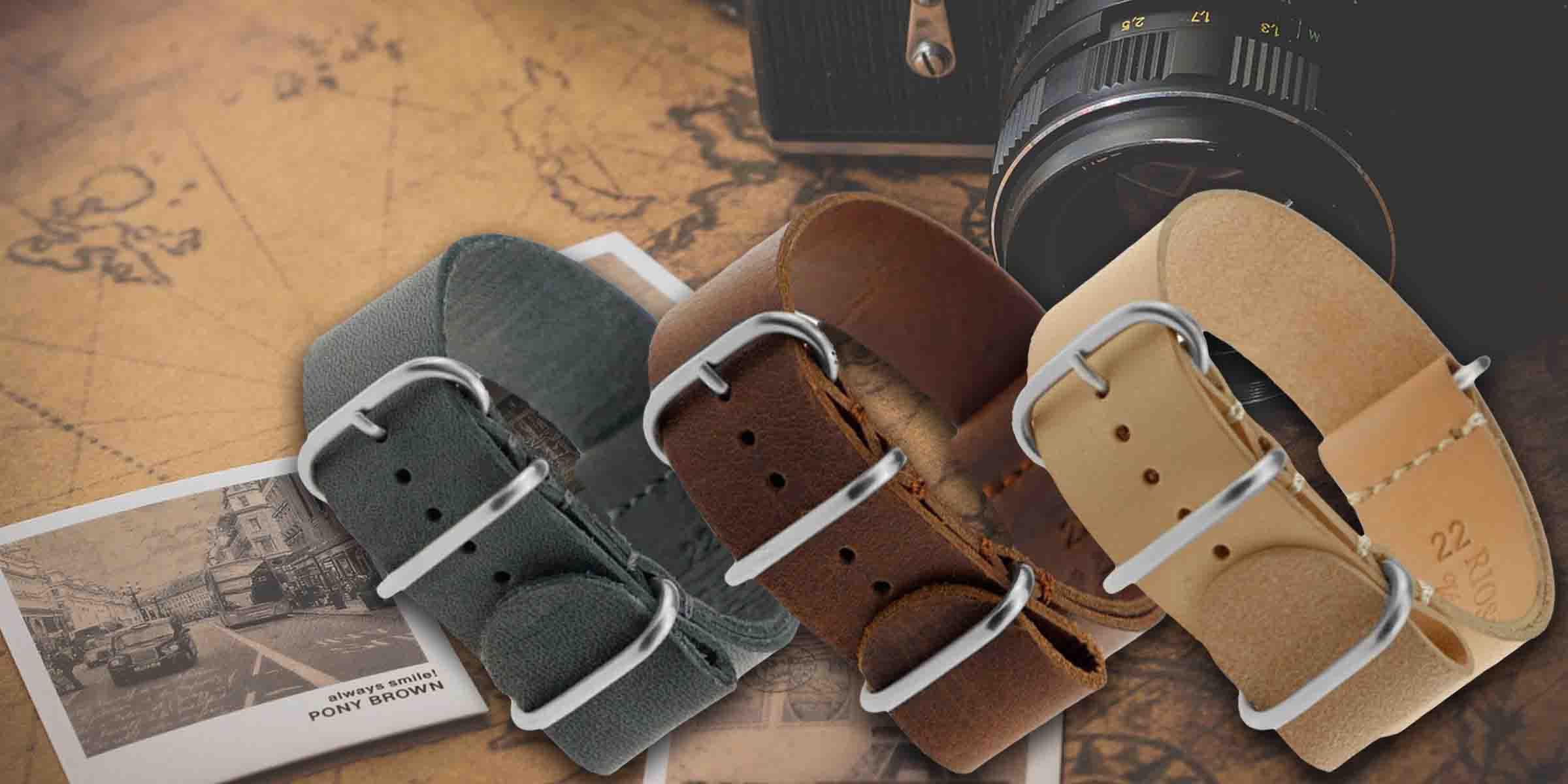 Panatime one-piece vintage watch band collection