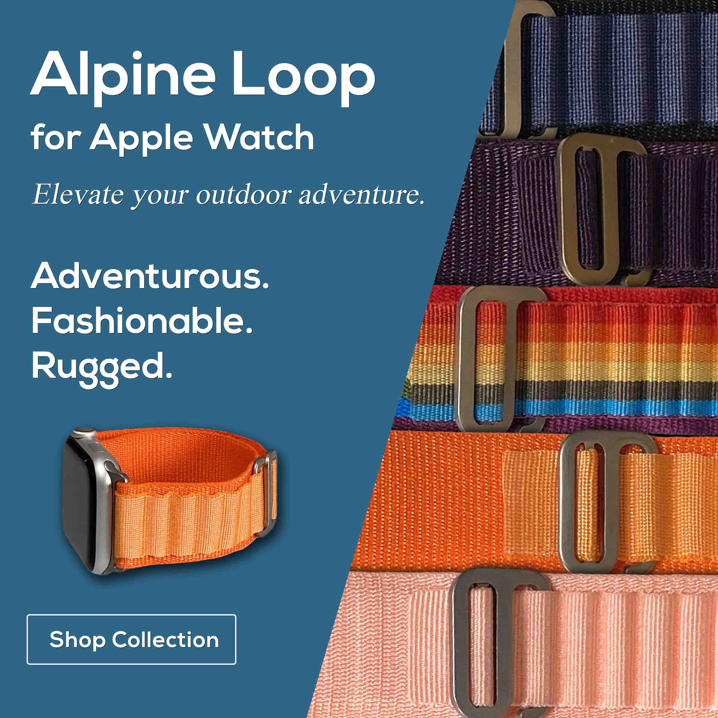 Panatime Alpine Loop Nylon Bands for Apple Watch