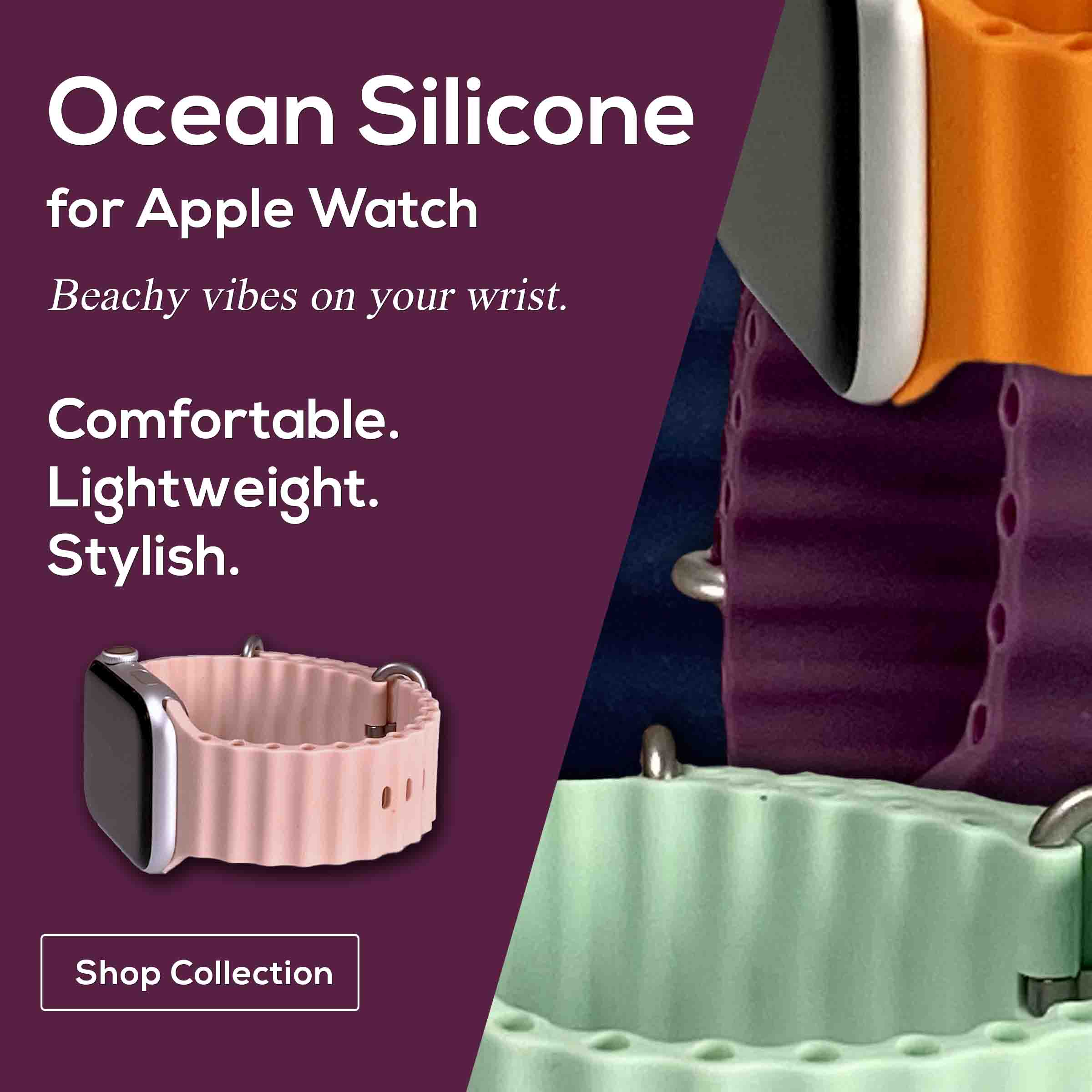 Panatime Ocean Silicone Bands for Apple Watch