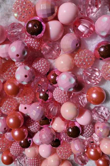 Bubblegum Beads - Pink Mix