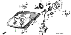 OEM NA2 Left Headlamp Assembly (HID)