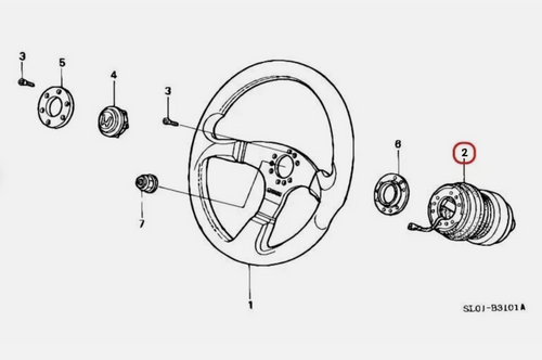 OE Genuine NSX-R Steering Wheel Hub