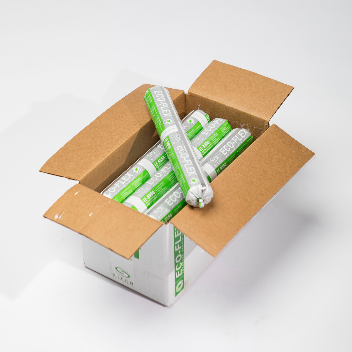 SILCO ECO-FLEX 9500 WHITE SAUSAGE 20oz - 1 Pallet (800) - OBSIDIAN