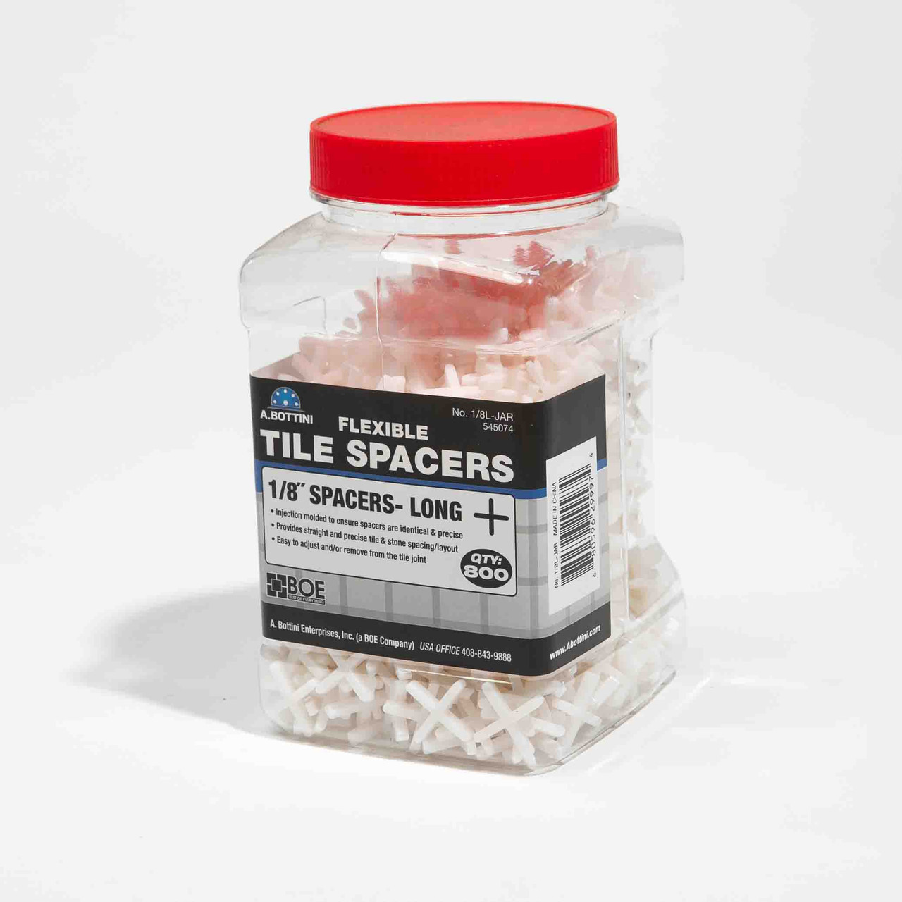 TILE SPACER 1/8IN LONG JAR - OBSIDIAN INDUSTRIAL