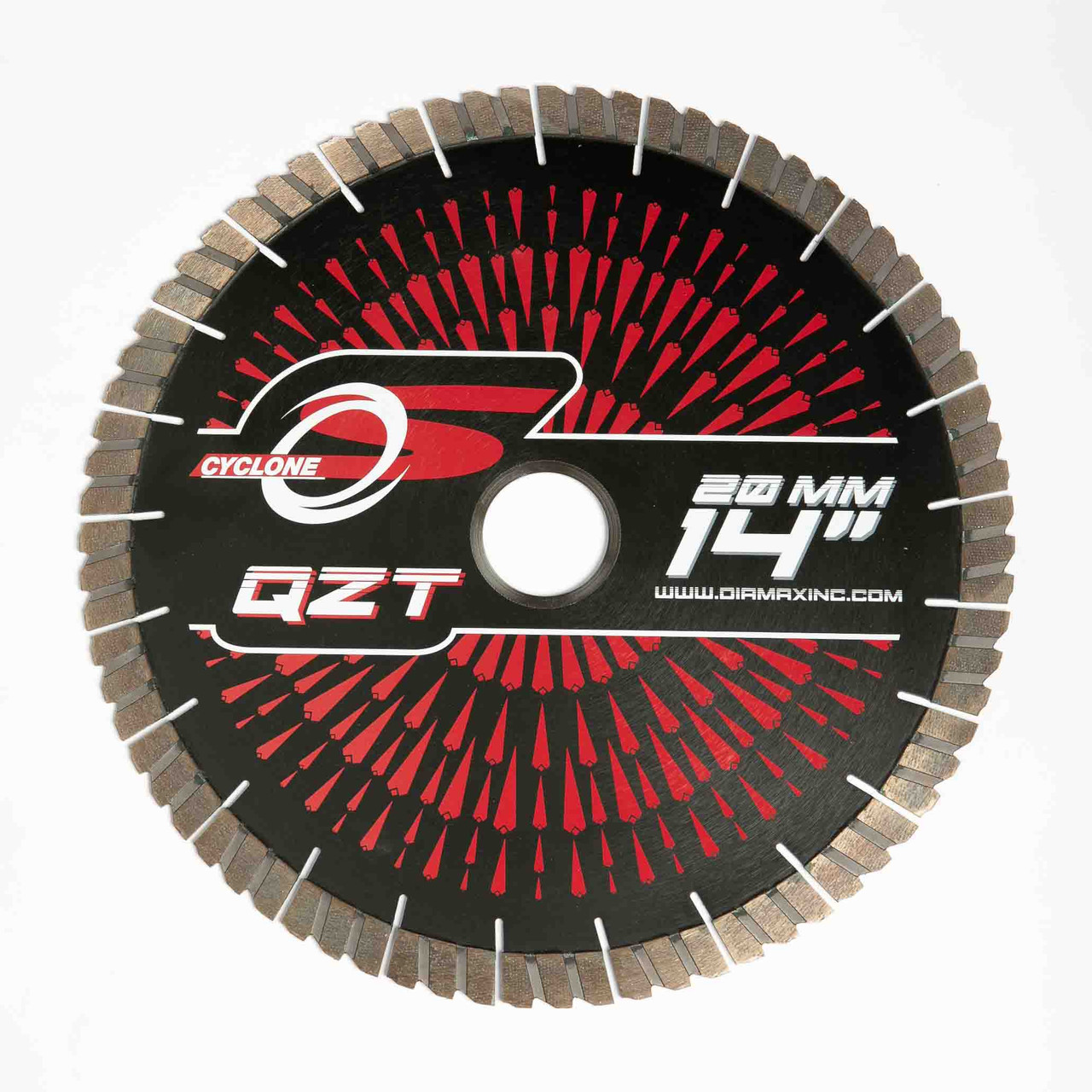 Cyclone S Quartzite Bridge Saw Blade 14 INCH - 20MM SEG - OBSIDIAN