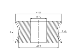 ROUTER 4CM PE40R40 POS 6 POLISH ROUTER 4CM PE40R40 POS 6 POLISH