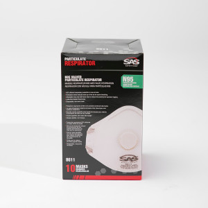 N95 Valved Particulate Respirator Dust Mask - 10/pack N95 Valved Particulate Respirator Dust Mask - 10/pack