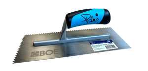 Primo V Notch Trowel - 1/4" x 1/4" x 3/16" Primo V Notch Trowel - 1/4" x 1/4" x 3/16"