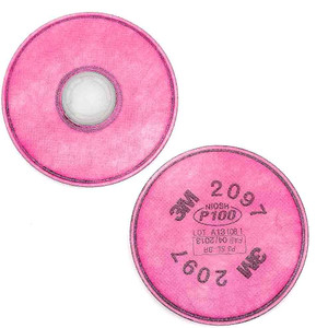 3M RESPIRATOR FILTER 2097 P100 ORGANIC - 2 PACK 3M RESPIRATOR FILTER 2097 P100 ORGANIC - 2 PACK