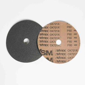 7-INCH VSM SANDPAPER 80 GRIT CK721X - BOX OF 50