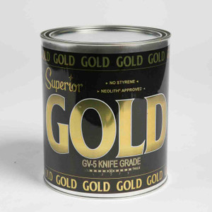 ACRYLIC GALLON GOLD KNIFE GRADE SUPERIOR ACRYLIC GALLON GOLD KNIFE GRADE SUPERIOR