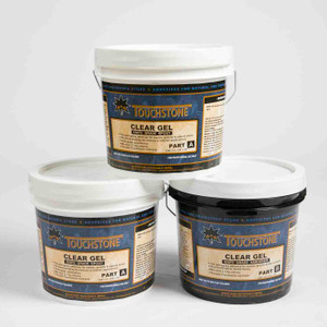 Touchstone Knife Grade Clear Gel Epoxy - 2 Gallon A 1 Gallon B Touchstone Knife Grade Clear Gel Epoxy - 2 Gallon A 1 Gallon B