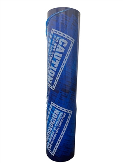 BLUE PROTECTIVE FILM 25.5"X600' CAUTION MARKED