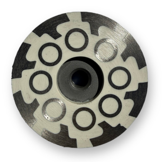 SIERRA 4" Resin-Filled Diamond Cup Wheel – Fine Grit