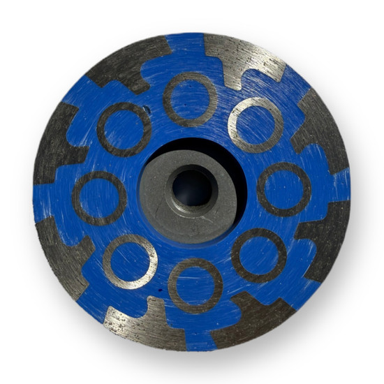 SIERRA 4" Resin-Filled Diamond Cup Wheel – Medium Grit