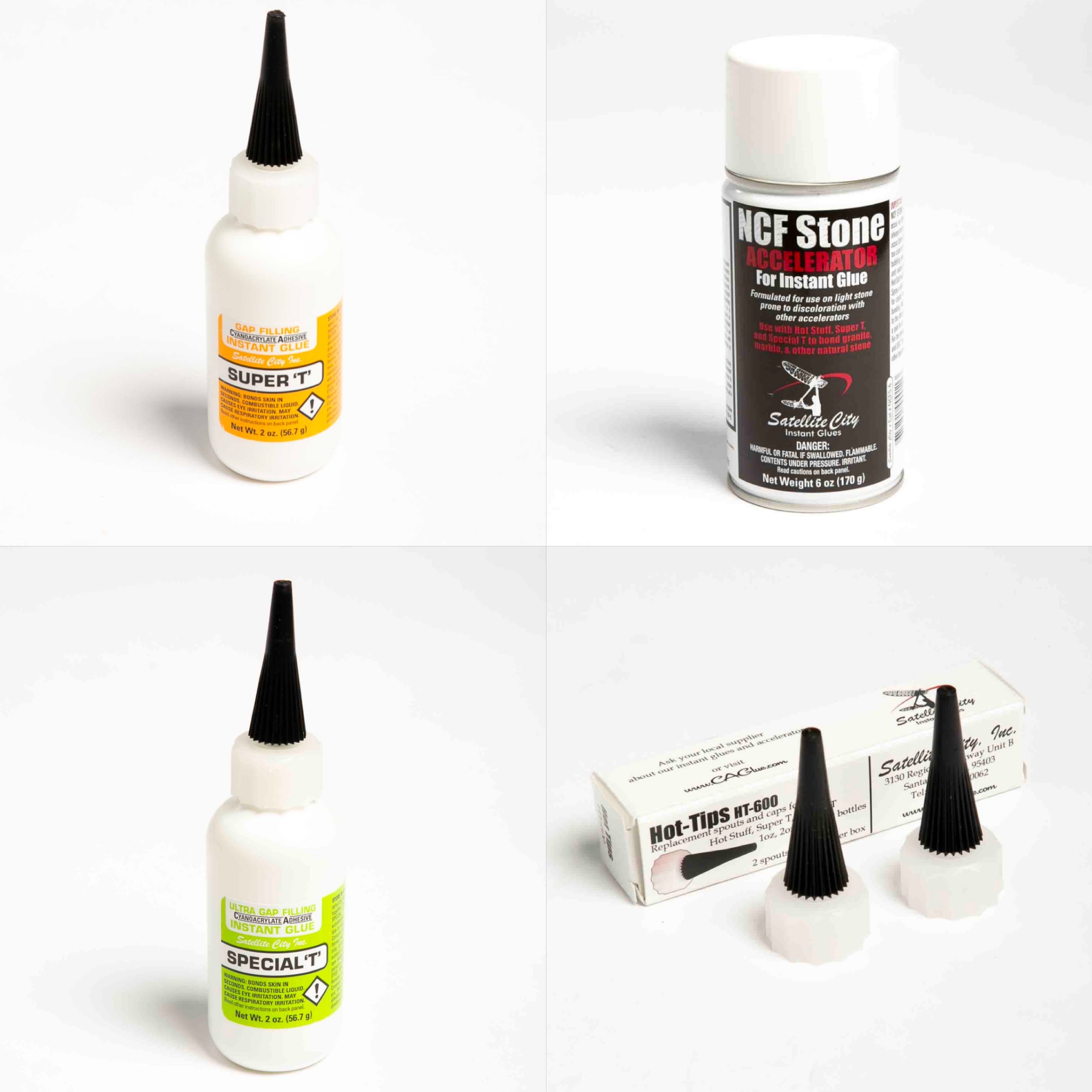Satellite City CA glue instant glue hot stuff NCF