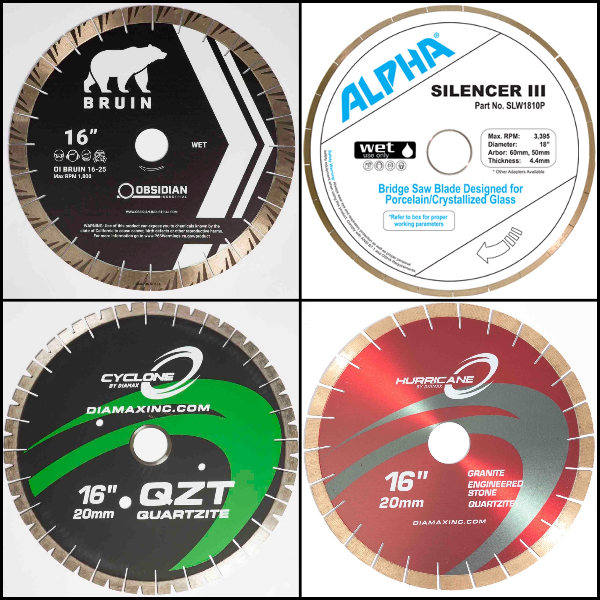 Bridge Saw Blades for Granite
