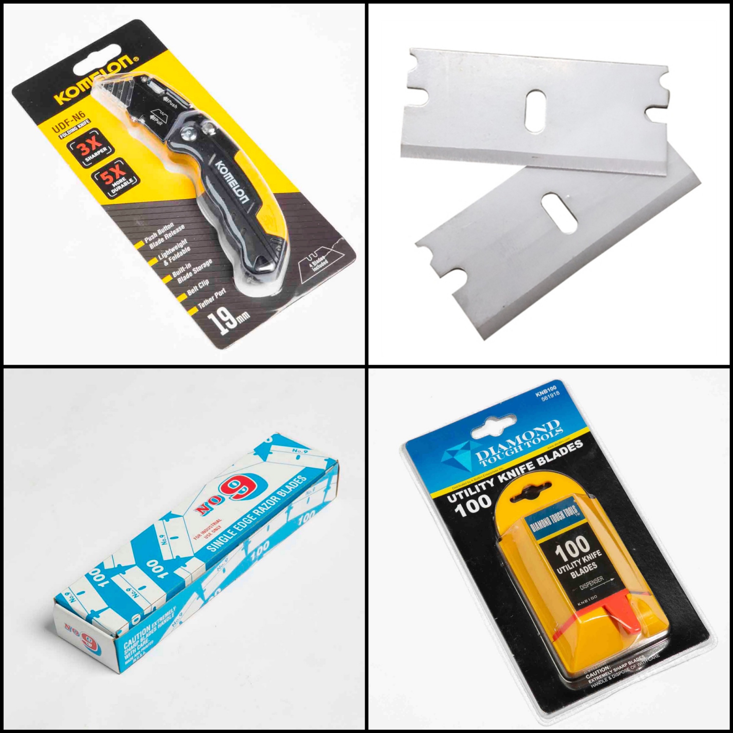 RAZOR BLADES FOR TILE AND STONE
