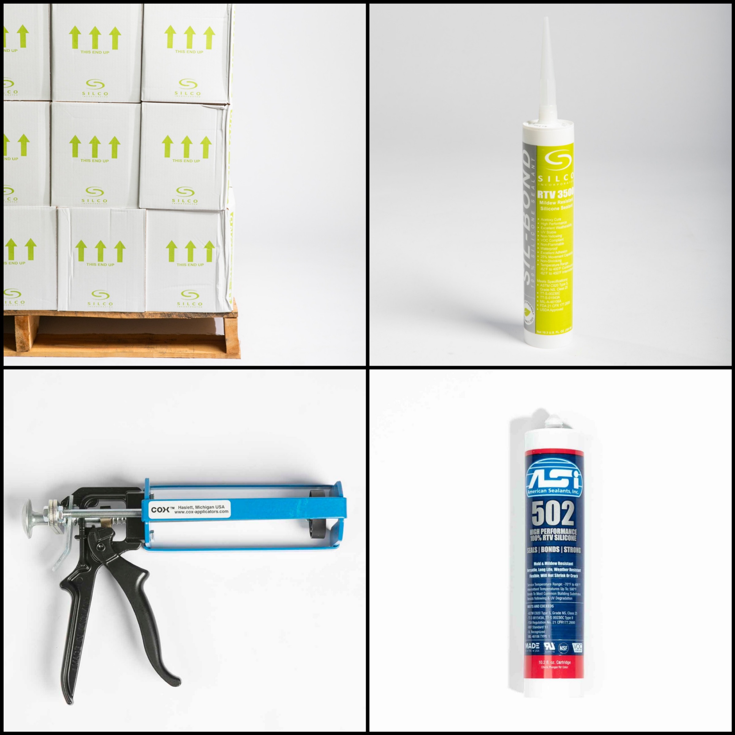 100% SILICONE AND CAULK FOR TILE & STONE