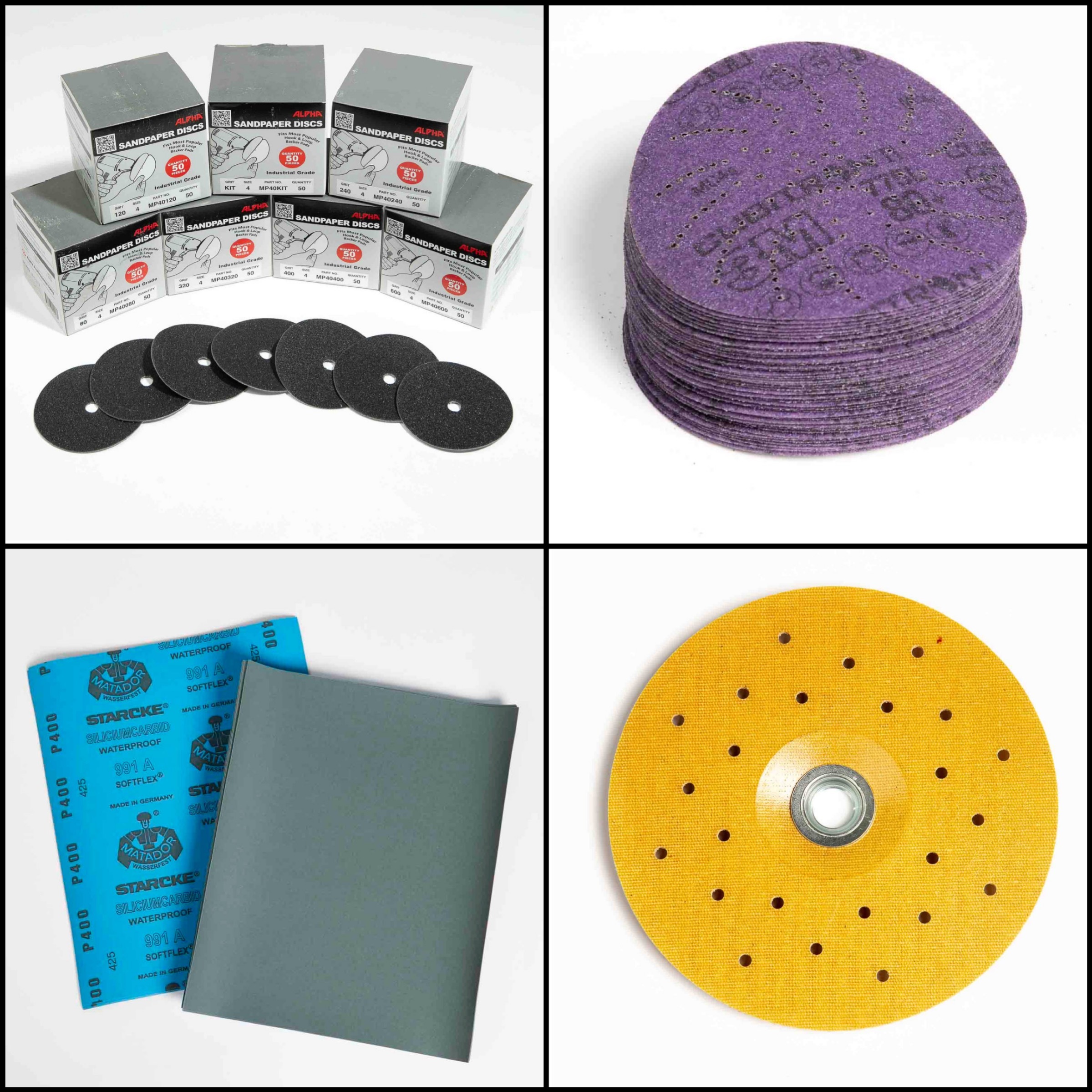 sandpaper, vdm, sia, alpha, discs, sheets, for polishing marble and granite. 
