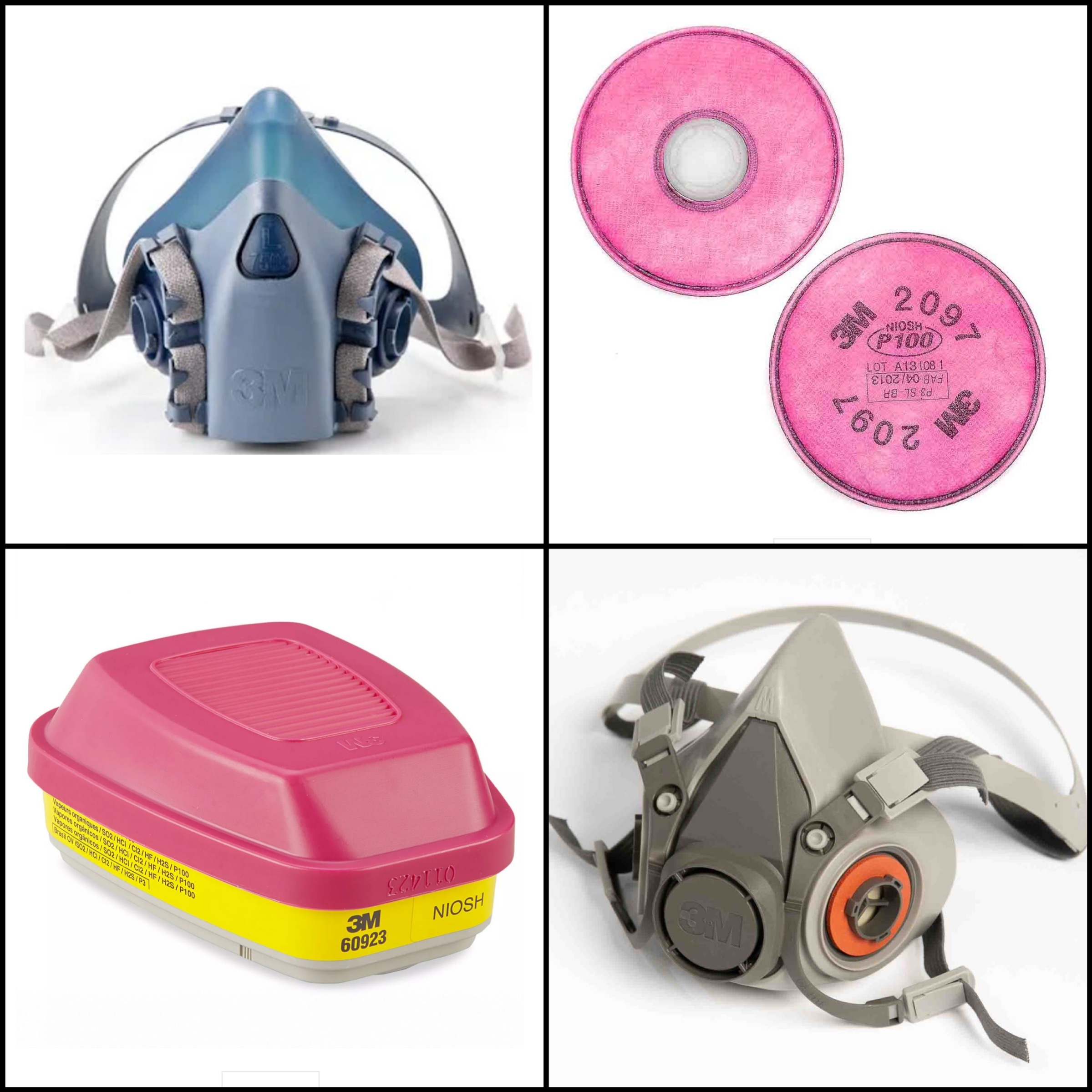 3M Respirators, 3m Filters, Vapor Filter, Cartridge