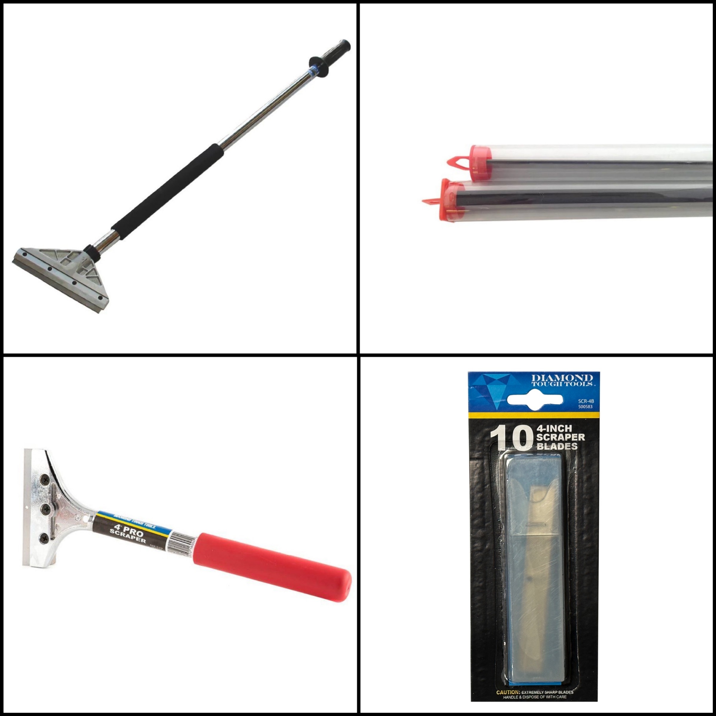 Heavy Duty Floor Scrapers and Replacement Blades