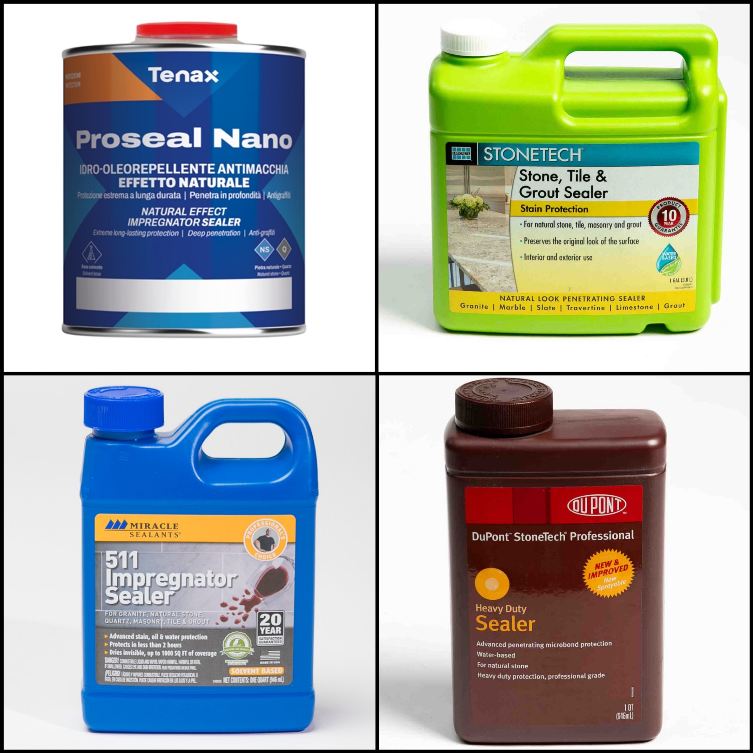 Tile and stone sealers and enhancers