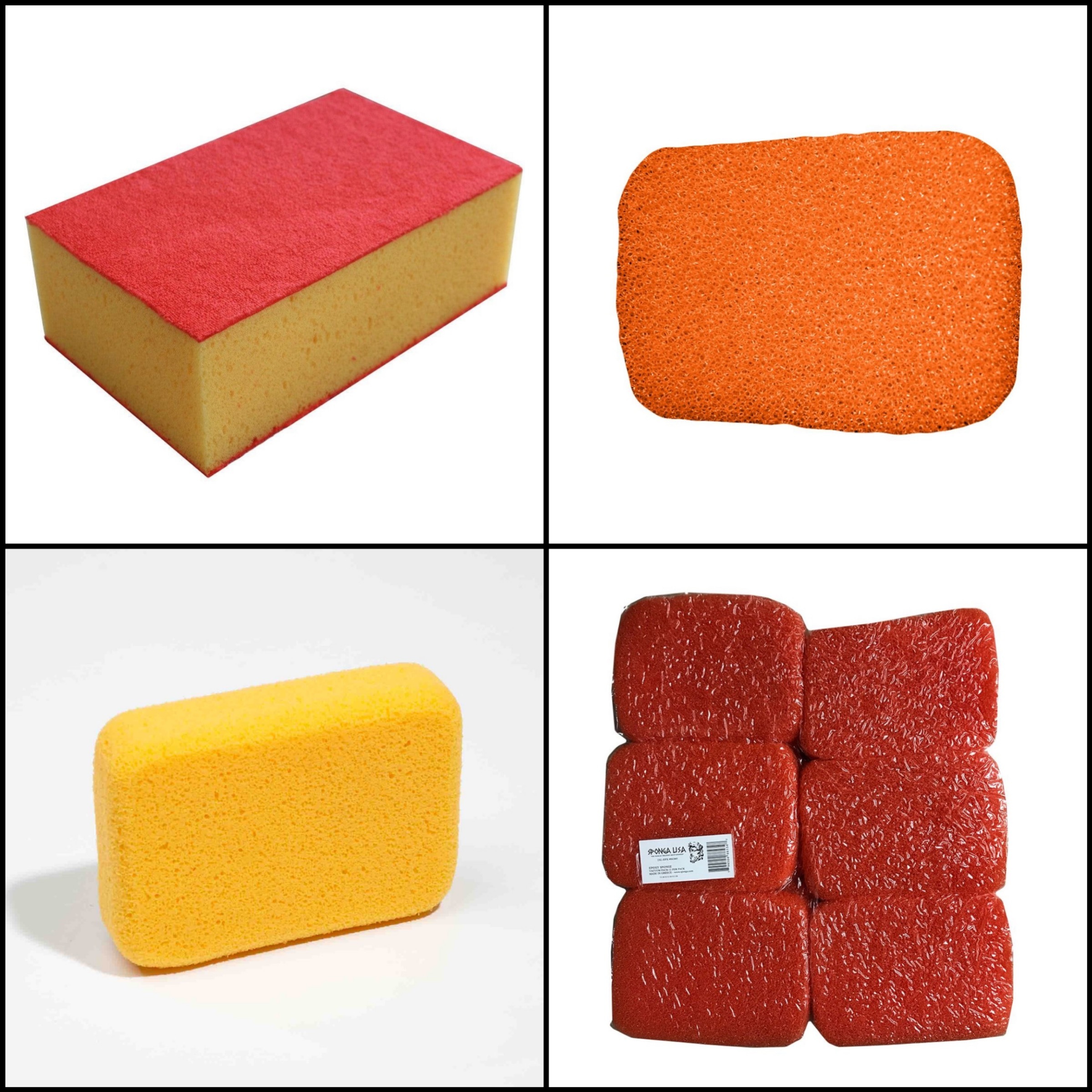 Tile Sponges, Epoxy Sponge, Square Sponge, Microfiber Sponge