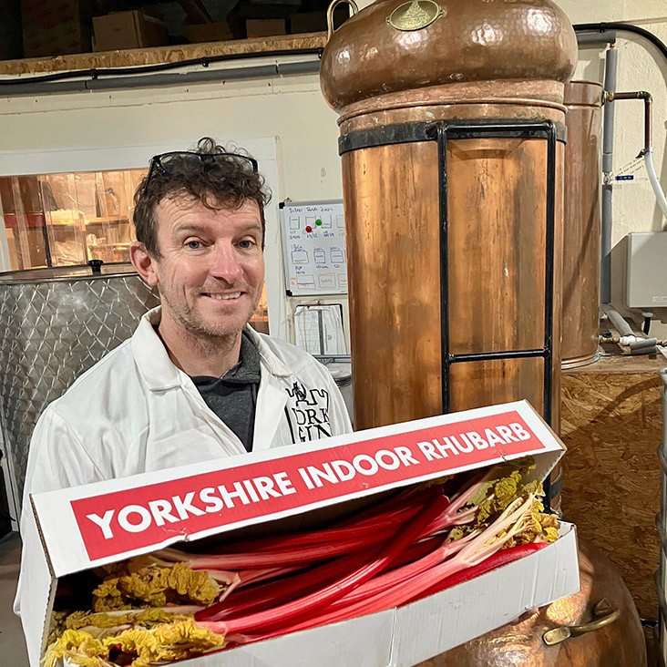 Yorkshire Rhubarb brightens winter at York Gin and York Distillery
