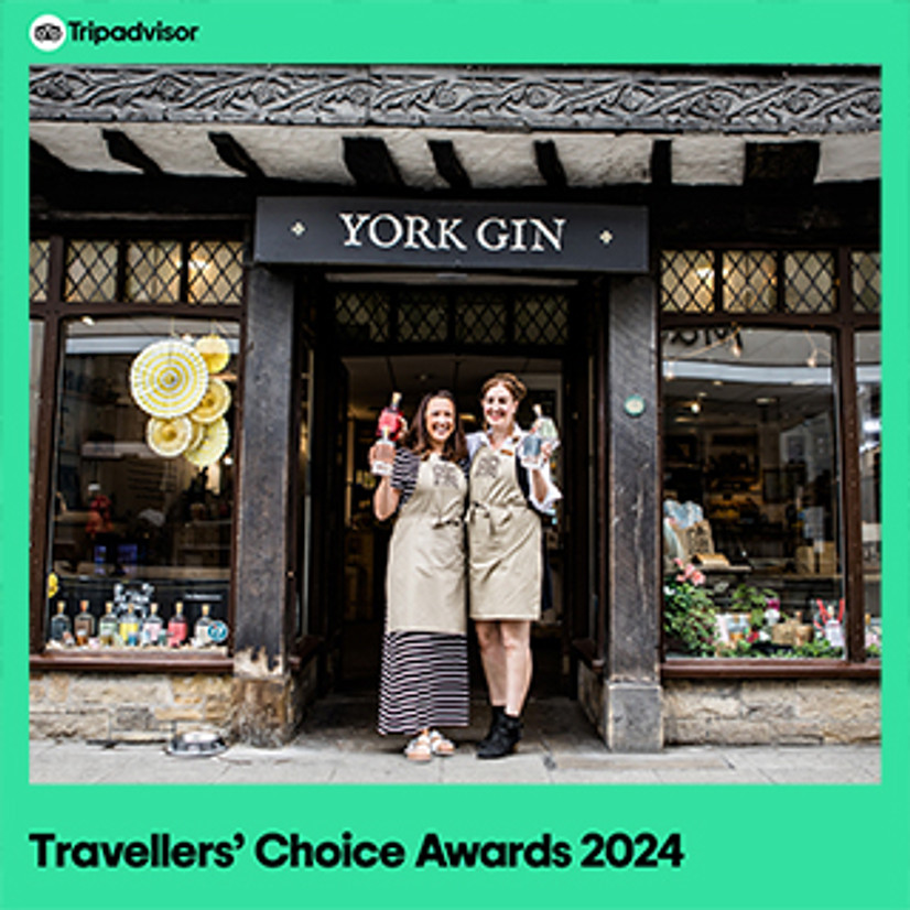 York Gin Shop Receives Travellers' Choice Award York Gin Shop Receives Travellers' Choice Award