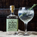 York Gin Old Tom bottle with Copa glass