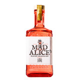 Mad Alice's Bloody Orange Gin by York Gin - front of bottle, paper seal