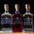Three York Gin engraved personalised bottles. Three York Gin engraved personalised bottles.