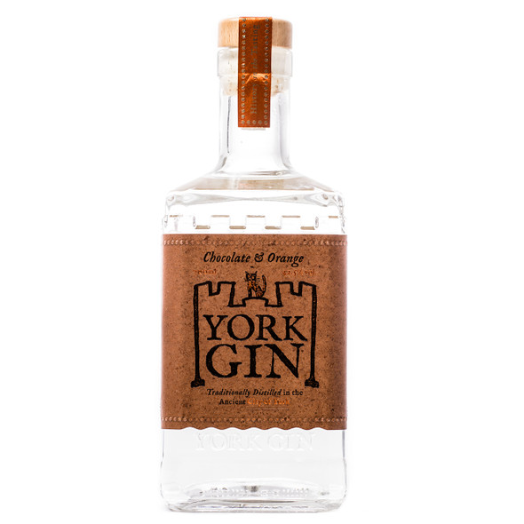 York Gin Chocolate & Orange bottle.