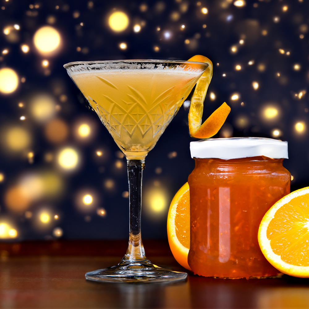 York Gin Marmalade martini