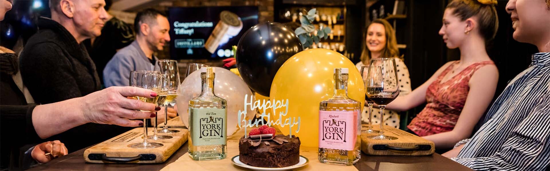 Birthday party at York DIstillery a home for York Gin
